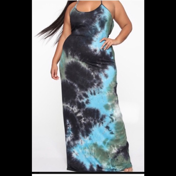 Dresses & Skirts - 🔵 Tie Die MAXI Dress SIZE 3XL 🔵